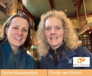 Mentor Cindy Eldert en mentee Geria Meulendijks Mentor4Talent