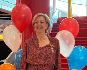 Irène Verkuylen benoemd tot Ridder in de Orde van Oranje Nassau, 