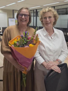 Barbara Dijkgraaf en Evalien Rengers