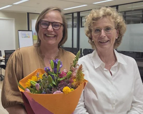 Evalien Rengers en Barbara Dijkgraaf